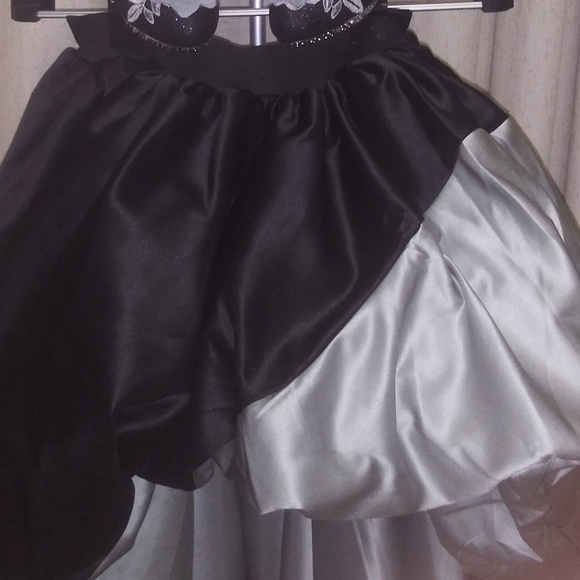Hi/Low Taffeta Skirt size M/L - Picture 8 of 9